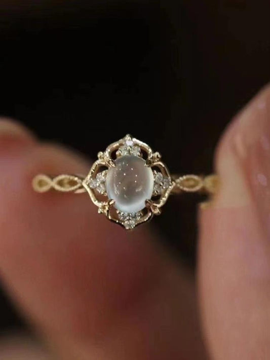 Aurora Moonstone Ring