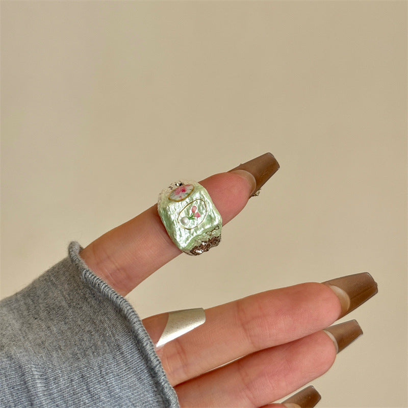 Janyah Enamel Butterfly Ring