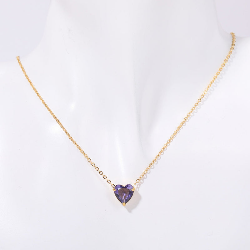 Maryella Birthstone Love Necklace