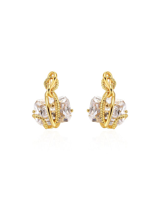Valeria Crsytal Pendant Earrings