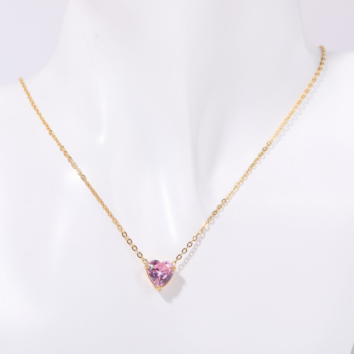 Maryella Birthstone Love Necklace