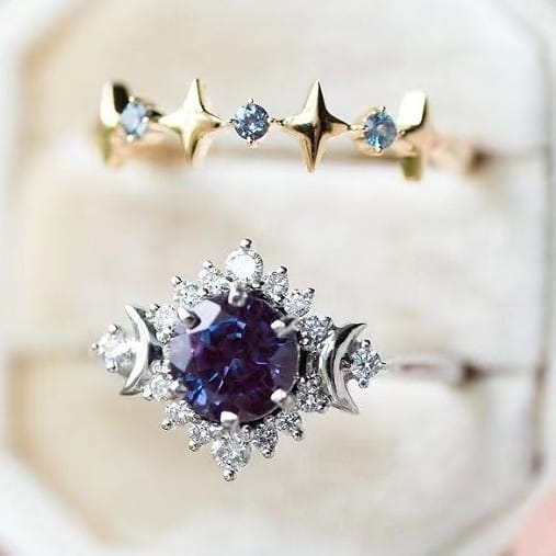 Lunar Wisdom Triple Goddess Ring