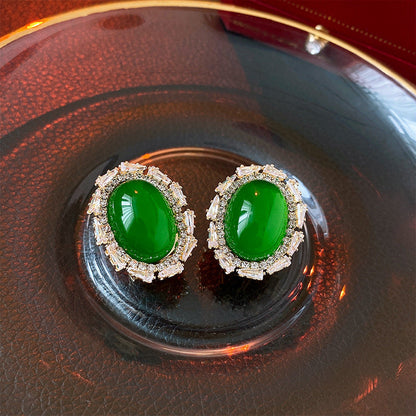 Chase Halo Stud Earrings