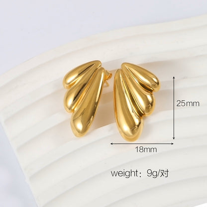 Katlyn Elevated Gold Geometric Earrings