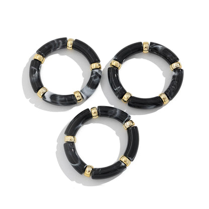 Curved Tube Bracelet Set