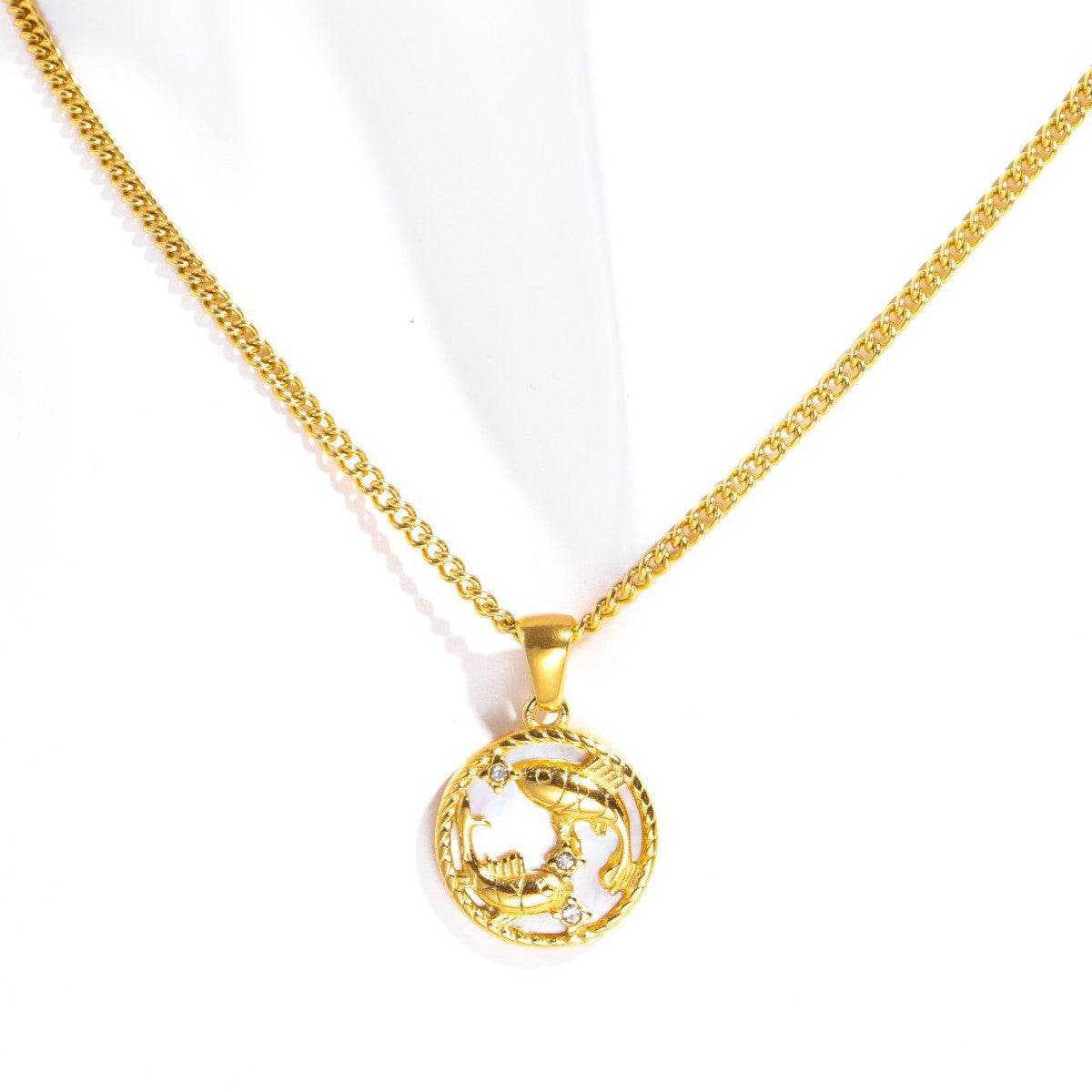 Tamera Zodiac Coin Necklace