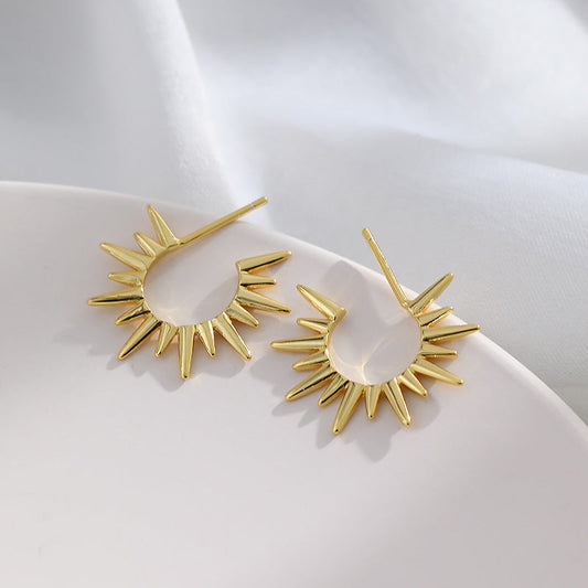 Allyanna Sunflower Drop Earrings