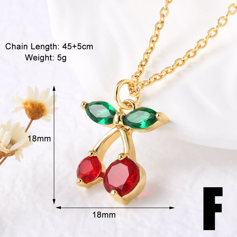 Karol Cherry Pendant Necklace