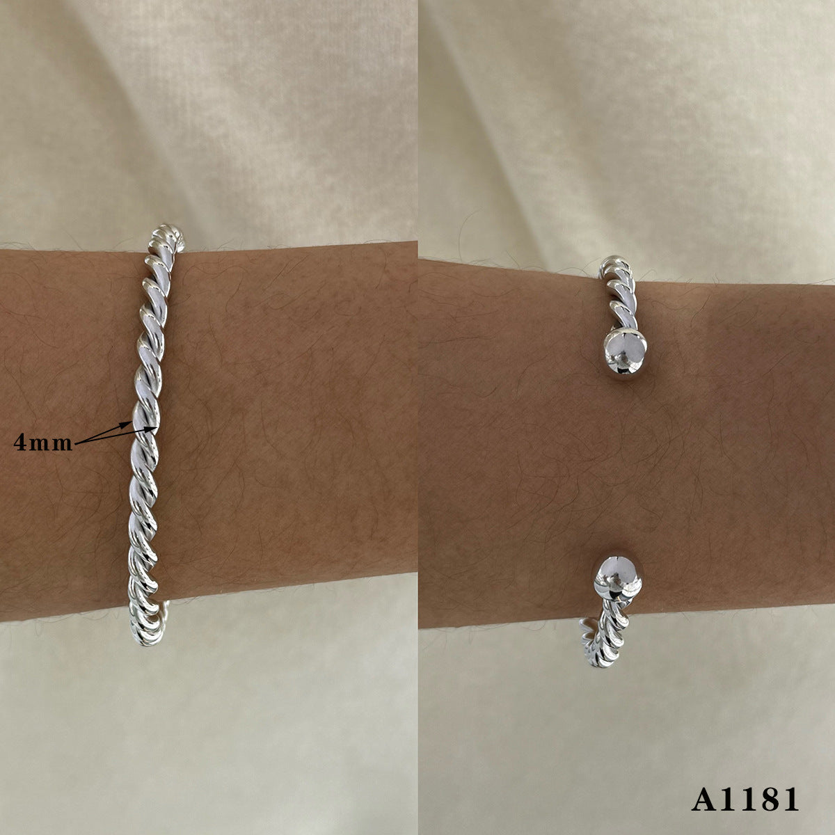 Nilah Diamond Heart Charm Bracelet