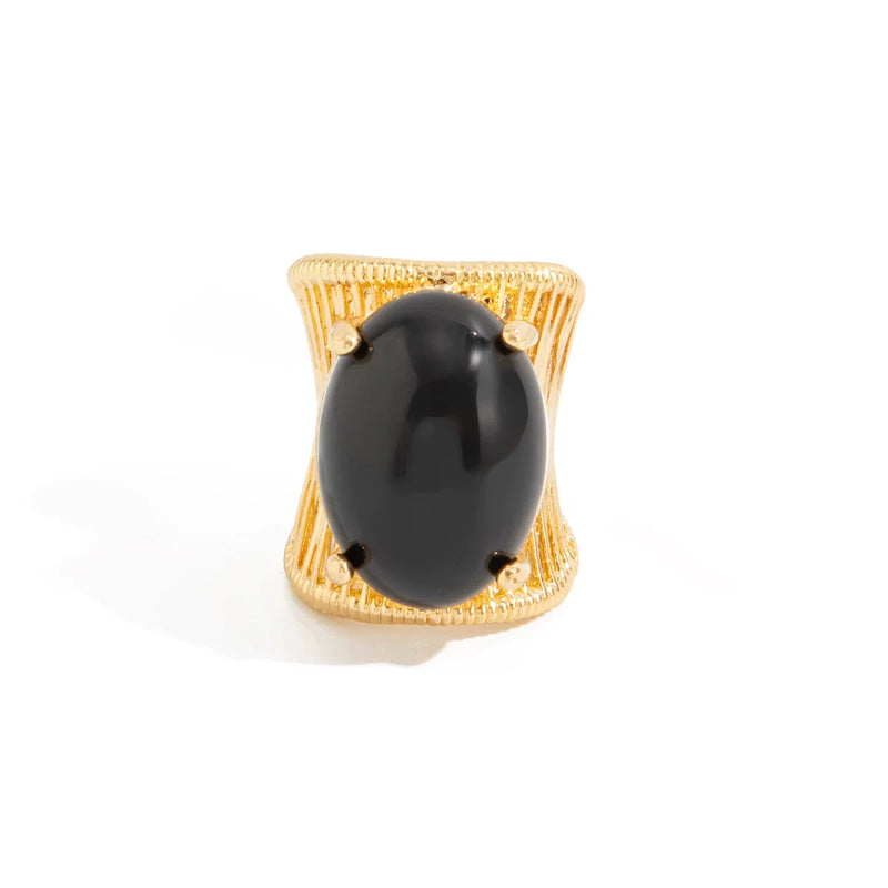 Chunky Resin Oval Ring