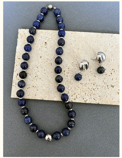 Lapis Lazuli Bead Necklace