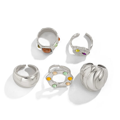 Shraddha Dainty Diamond Ring Set