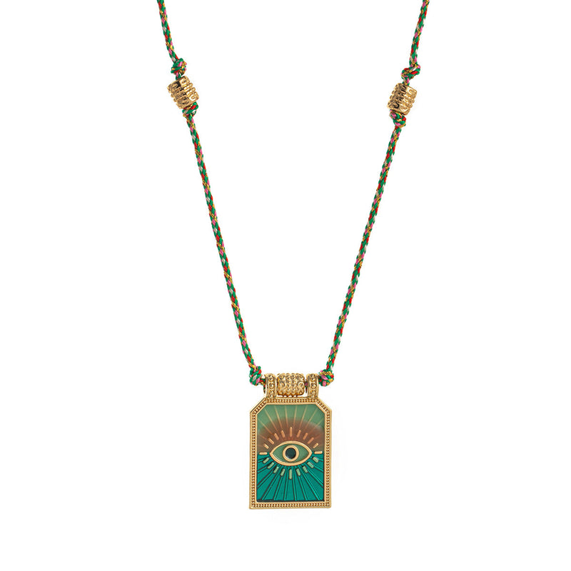 Siyona Cord Charm Necklace