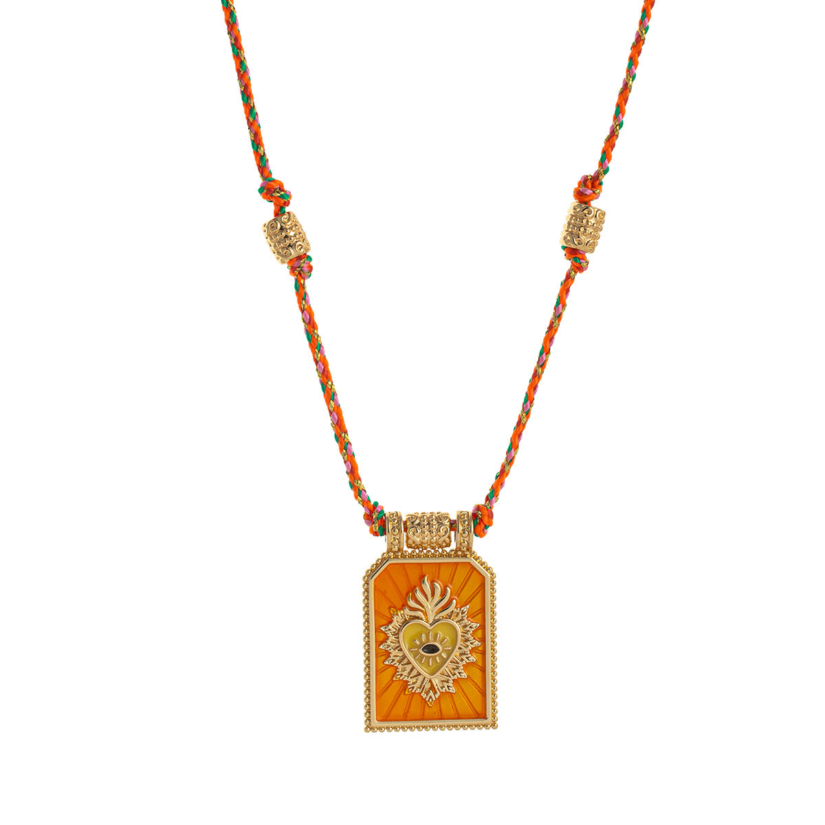 Siyona Cord Charm Necklace