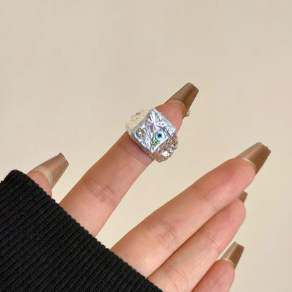 Madison Enamel Butterfly Ring