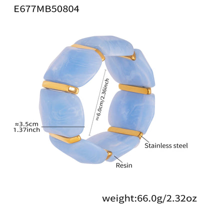 Alianny Irregular Resin Bracelet