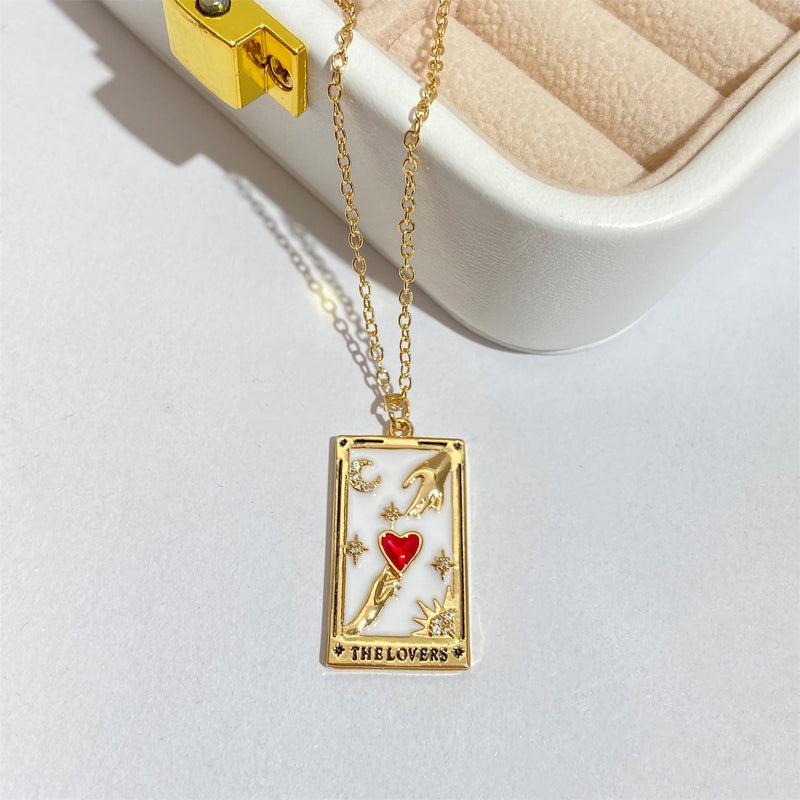 Erynn Gold-plated Tarot Necklace