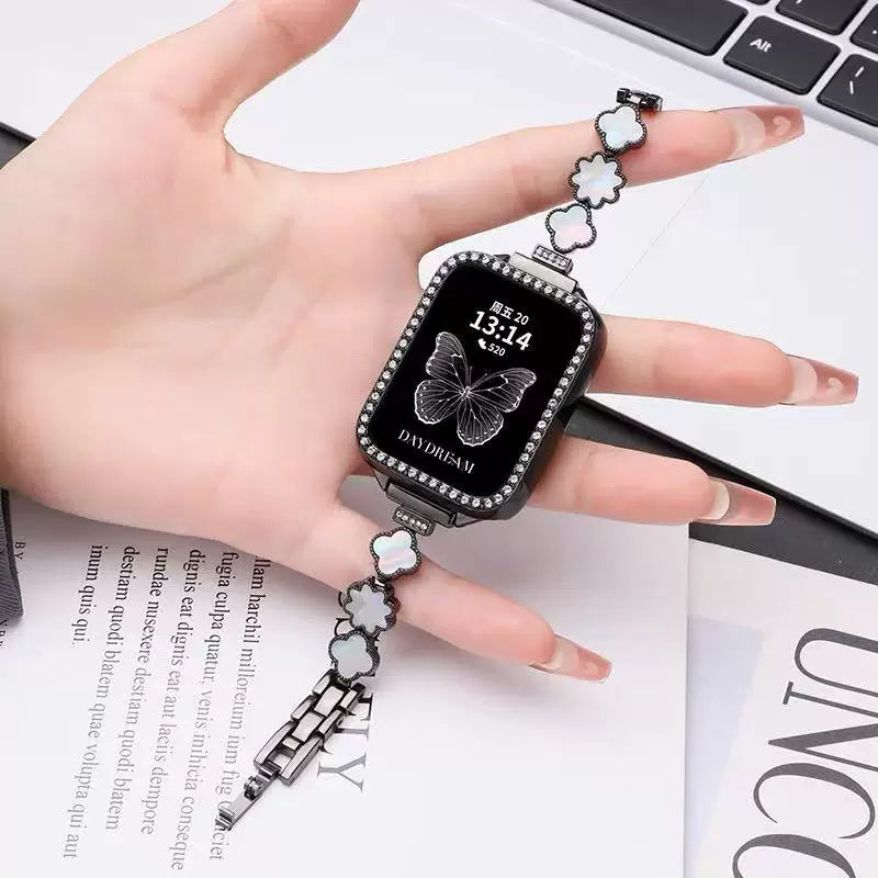 Mother-of-pearl Clover Watch Strap
