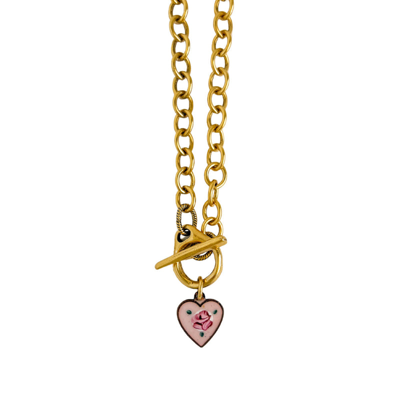 Ayelen Painted Pendant Necklace