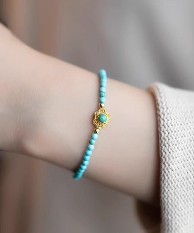Original Green Turquoise Beading Bracelet Kx1026