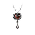 Petite Affaire Du Coeur Crystal Heart Necklace by Alchemy Gothic
