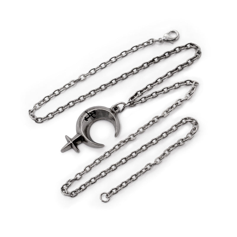 Lilith Crescent Moon Pendant by Alchemy Gothic
