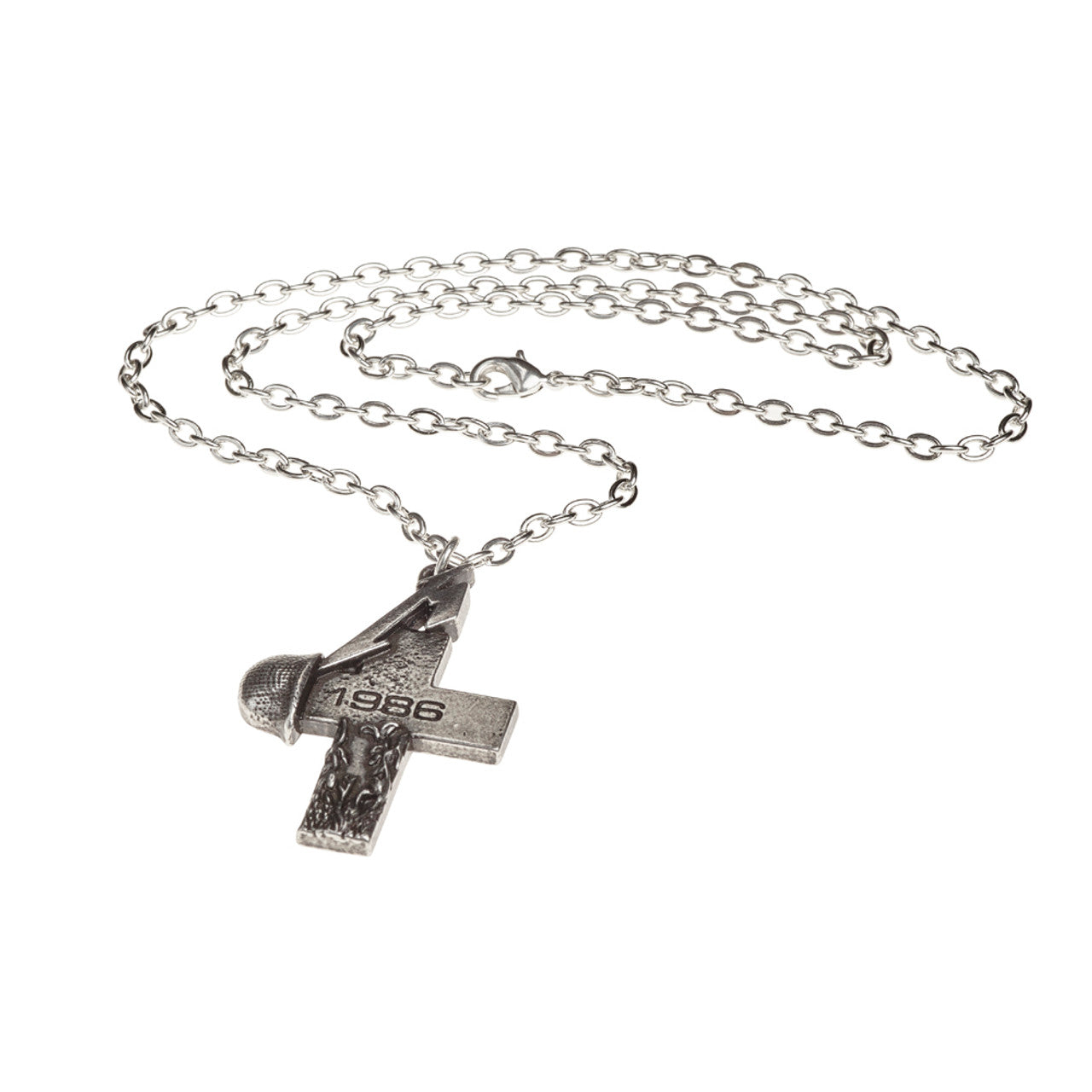 Metallica Master of Puppets Cross Pendant Necklace by Alchemy Gothic
