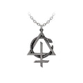 Behemoth Opvs Contra Natvram Snake Symbol Pendant by Alchemy Gothic