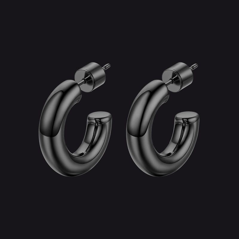 20/30/40/60/80mm Large Thin Hoop Earrings for