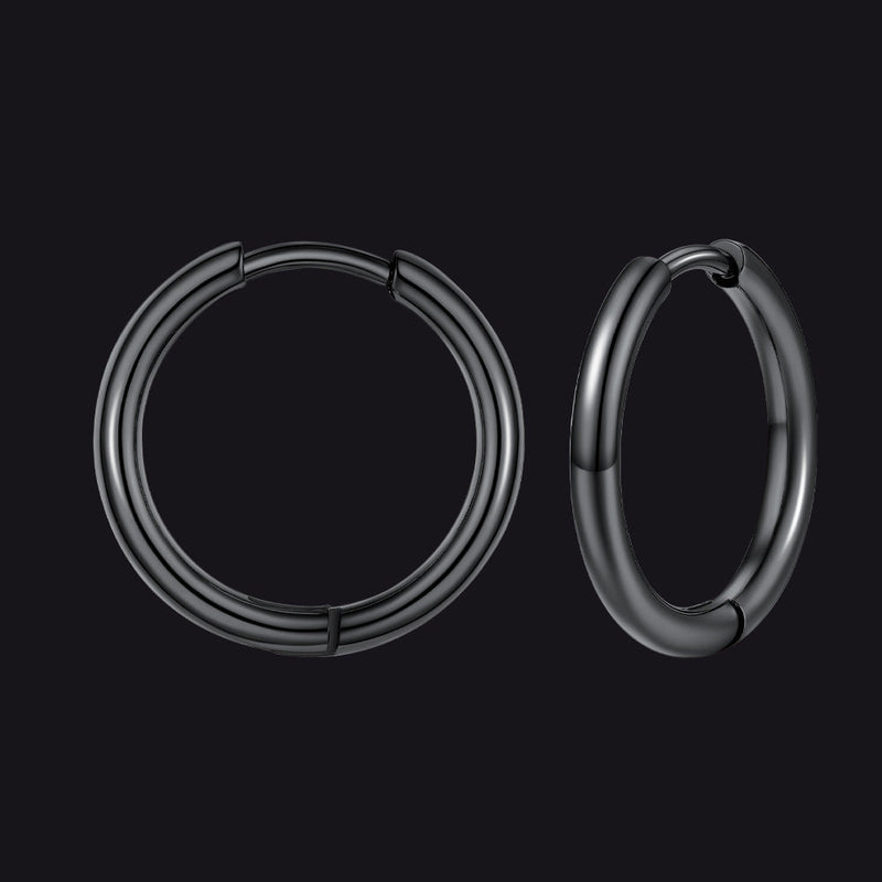 Stainless Steel Small Huggie Hoop Earrings for