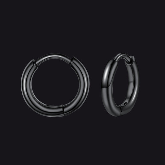 Stainless Steel Small Huggie Hoop Earrings for