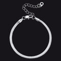 3mm/5mm Width Snake Chain Bracelet for