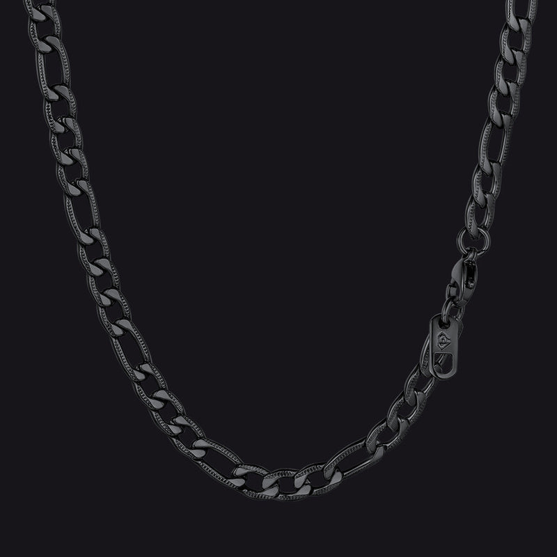 5mm Figaro Chain Necklace for