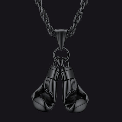 Boxing Gloves Pendant Bodybuilding Pendant Necklace for