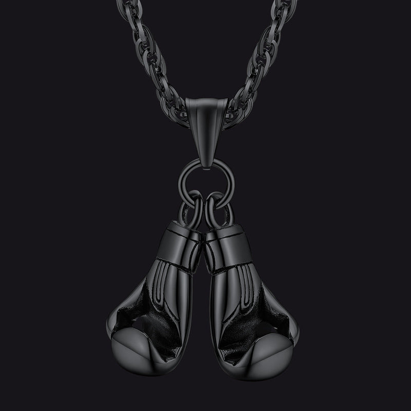 Boxing Gloves Pendant Bodybuilding Pendant Necklace for