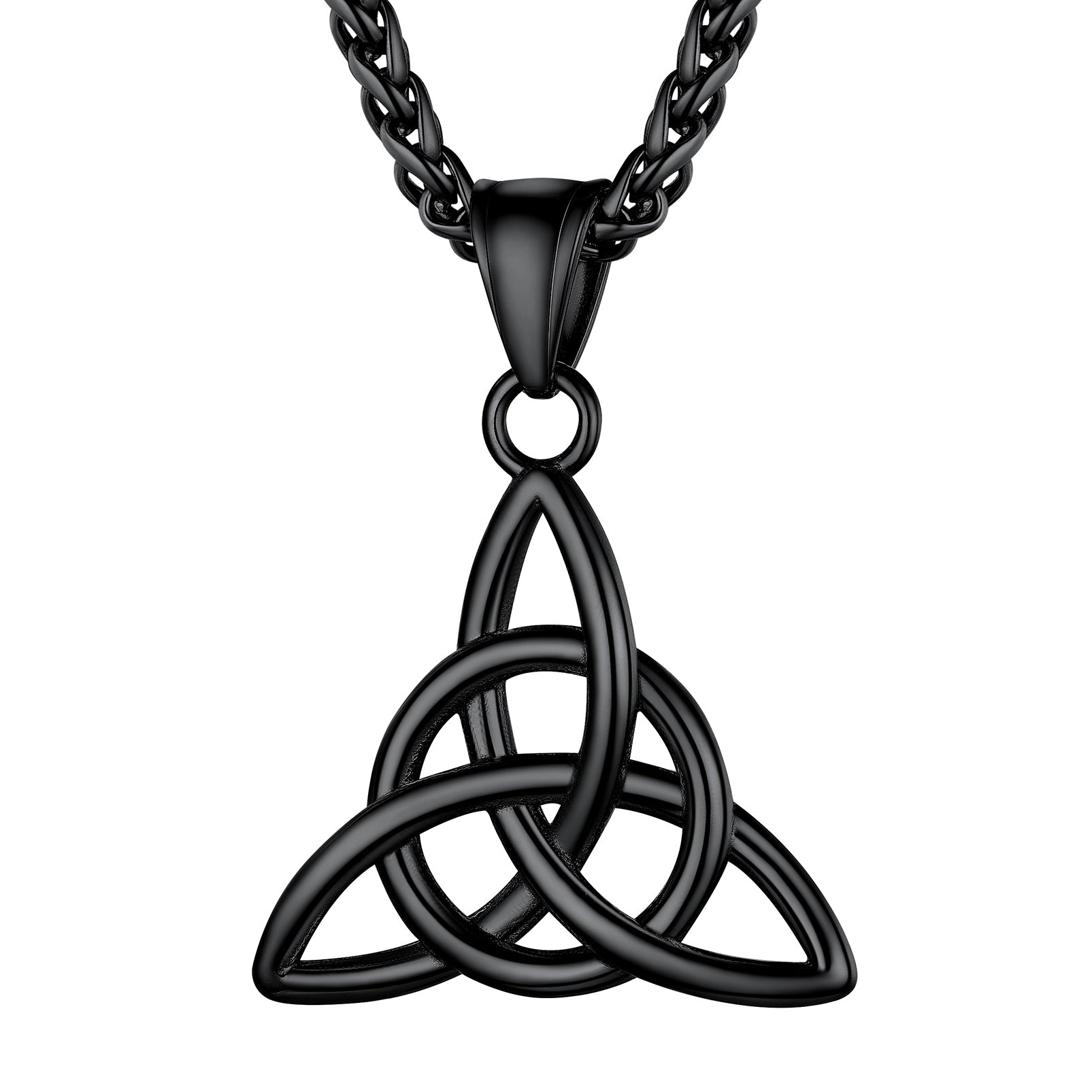 Irish Celtic Knot Pendant Necklace for