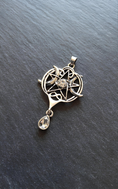 Goddess Protection Pentacle Necklace