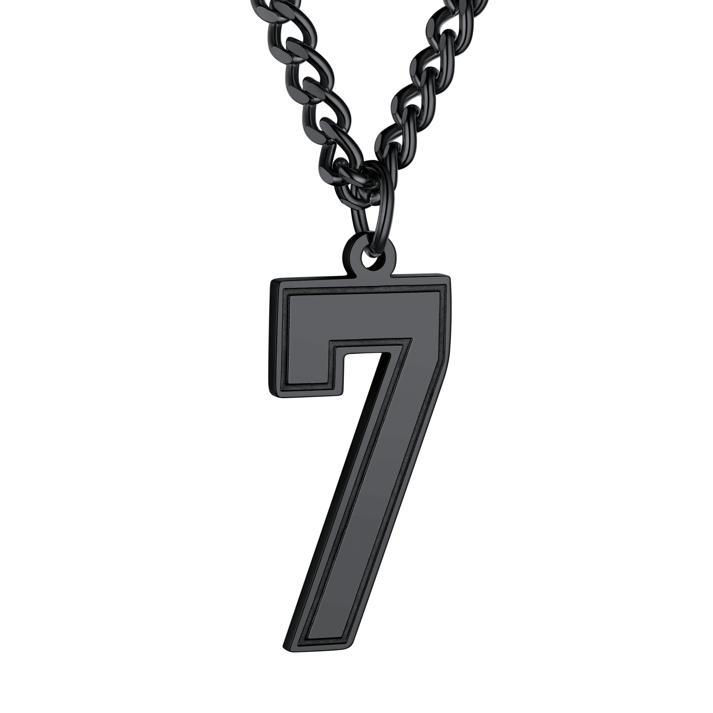 Personalized Sports Jersey Number Chain Necklace for Sport Fans