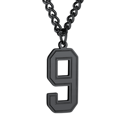 Personalized Sports Jersey Number Chain Necklace for Sport Fans