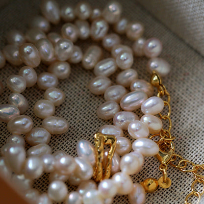 Petal Rain Baroque Pearl Choker