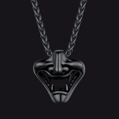 Flash Gothic Devil Joker Necklace for