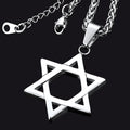 Jewish Magen Star of David Necklace for