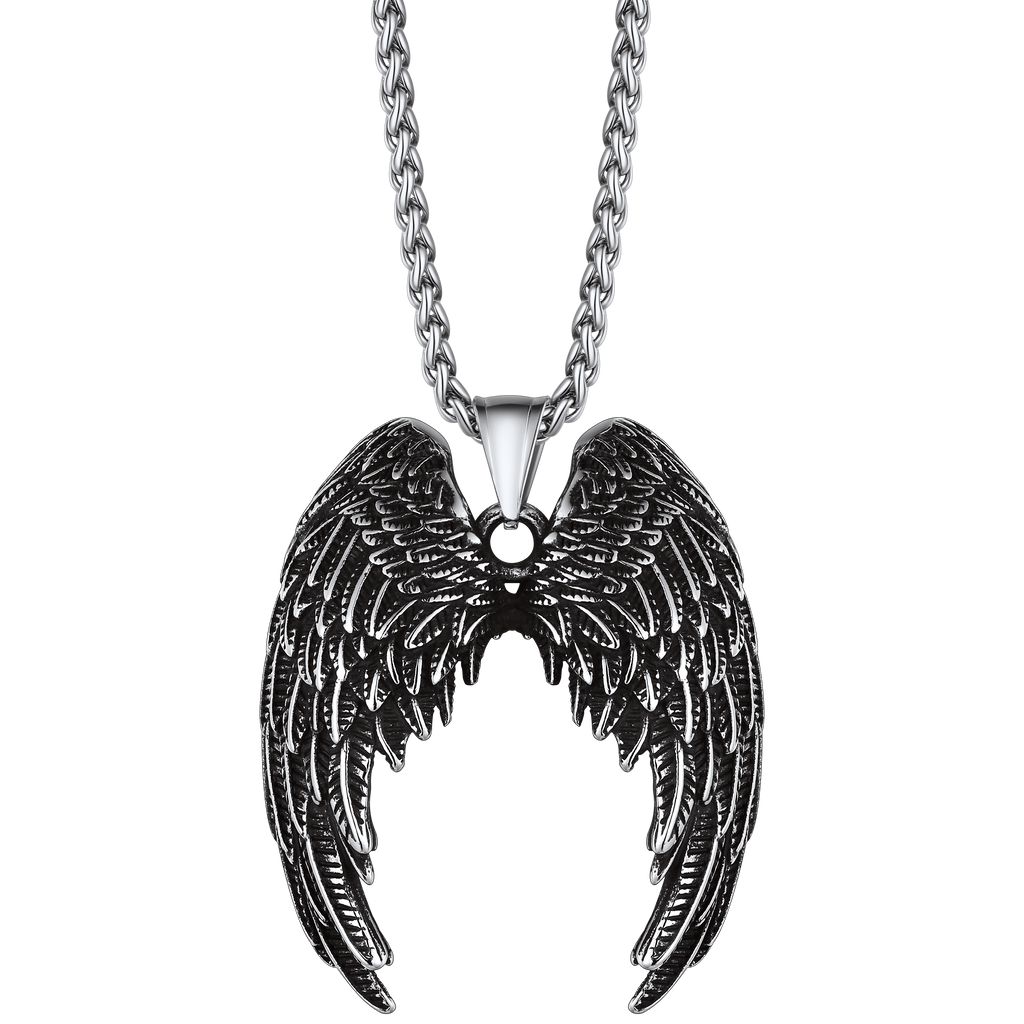 Flash Angel Wings Pendant Necklace for
