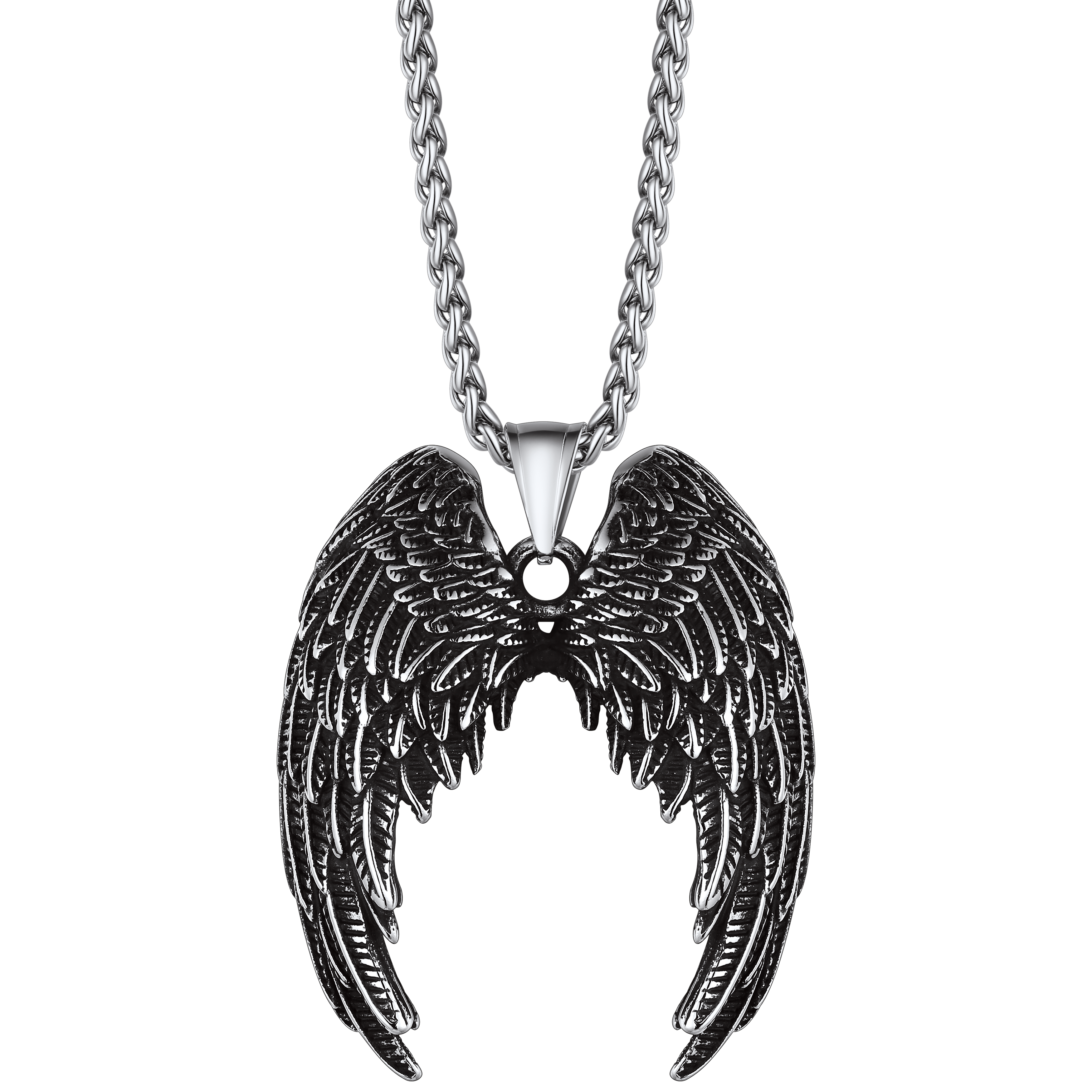 Flash Angel Wings Pendant Necklace for