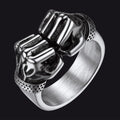 Faithheart Punk Rock Stainless Steel Boxing Fist Ring for
