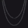 Classic Rolo Cable Link Chain Necklace Stainless Steel Chain for