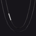 2mm Wide Wax Rope Braided Leather Necklaces Chain for Diy Pendant