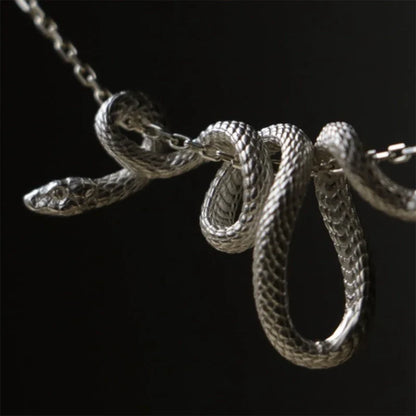 Coiled Snake Necklace