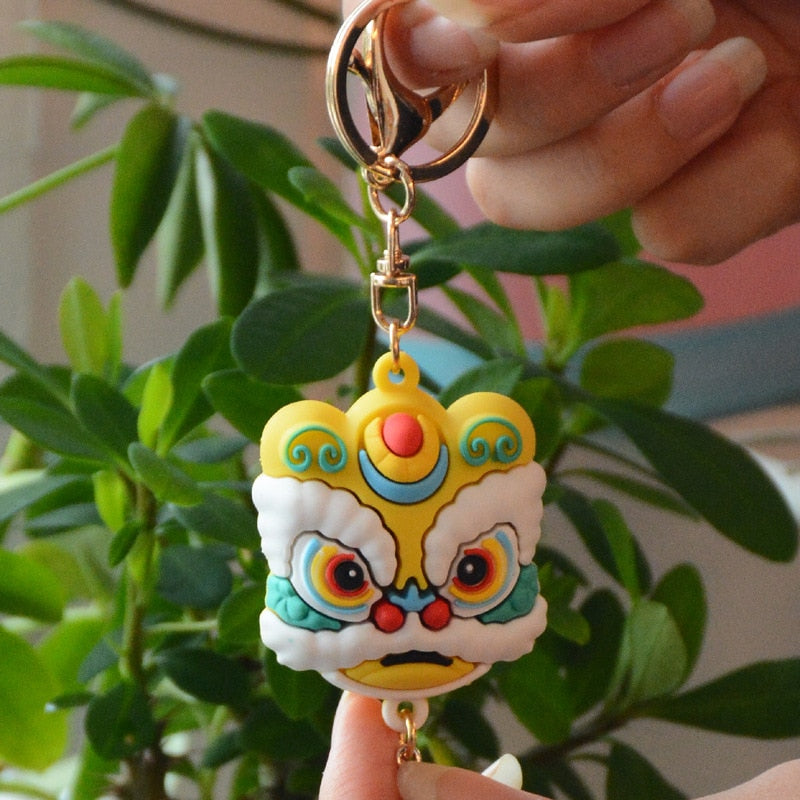 Lion Dance Keyring