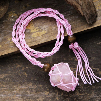 Raw Stone Pendant Necklace